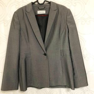 Calvin Klein Gray Woman's Formal Blazer